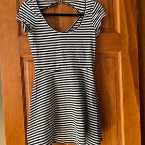 Navy and White stripped dress!